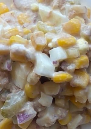 Белковий салат з тунцем