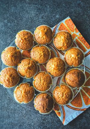 Ванільні мафіни на кисляку