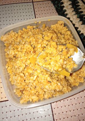 Булгур с овощами и куриным мясом