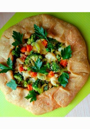 Галета з броколі і цвітною капустою