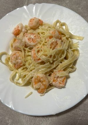 Вершкова паста з креветками