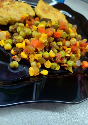 Гарнир из мексиканской смеси