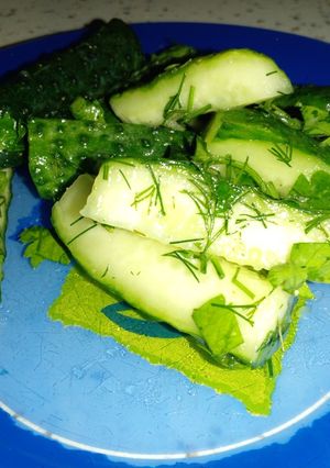 Закуска з огірочків за 5 хвилин