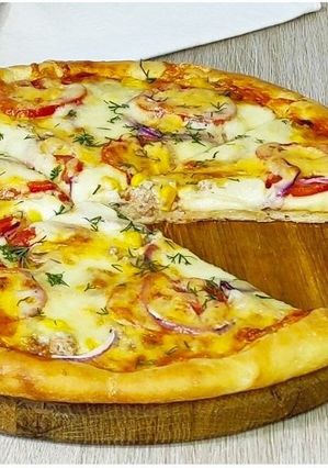 Домашня піца з тунцем — як із піцерії, тільки смачніша!