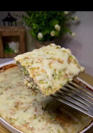 Запіканка кабачок фарш