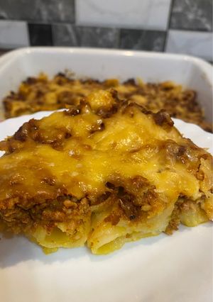 Запіканка з макаронів і фарша