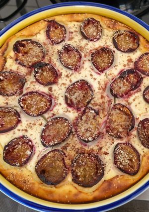 Запіканка зі сливами