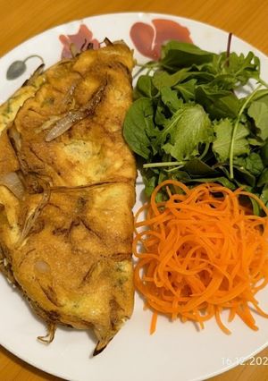 Омлет на цибулевій подушці в мультиварці