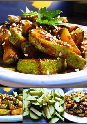 Острая закуска из кабачков за 10 минут