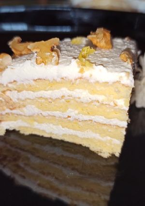 ПП тортик. Лёгкий, нежный десерт с творогом