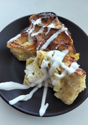 Просте блюдо з лаваша на сніданок