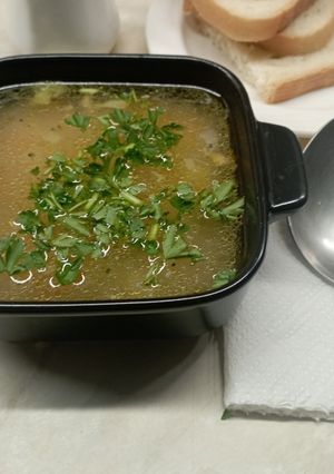 Простий в приготуванні супчик з консервою ''Сардина в маслі''