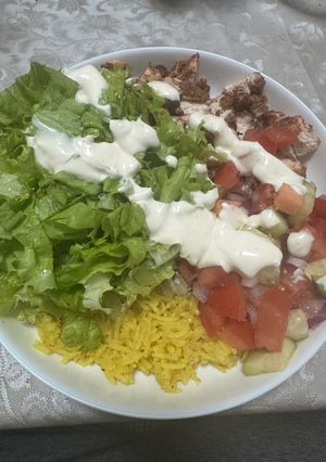 Рис з куркою та овочами