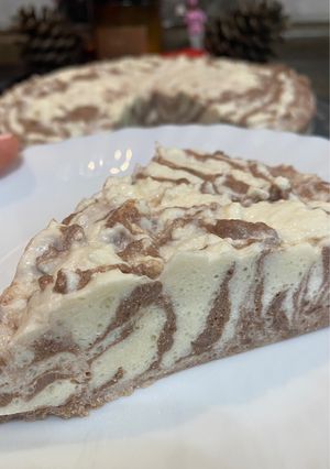 Сирний торт «Зебра»