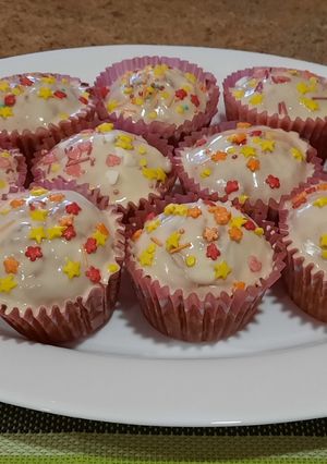 Сирні кекси з бананом