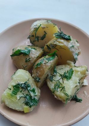 Смажена картопля на молоці