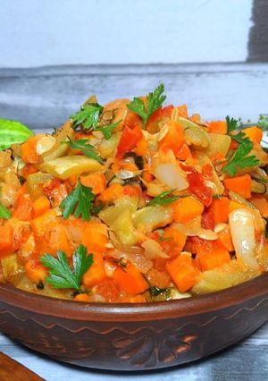 Соте із кабачків/Овочеве соте/ Проста та смачна овочева закуска)