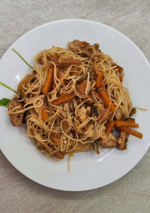 Фунчоза з овочами