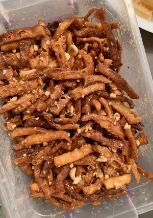 Хрустящий чак-чак с мёдом и грецким орехом из простых ингредиентов!!!