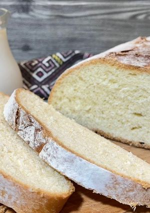 Хліб домашній на молоці/Простий рецепт приготування домашнього хліба)