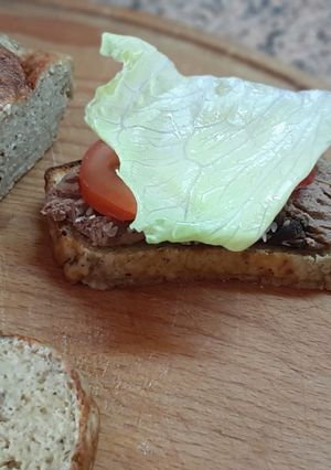 Хліб або пиріг з баклажана. Підходить для кето