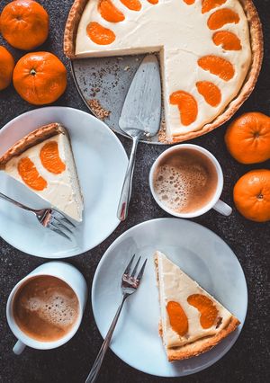 Чизкейк з мандаринами ніжний, ароматний, зимовий десерт із цитрусовою свіжістю