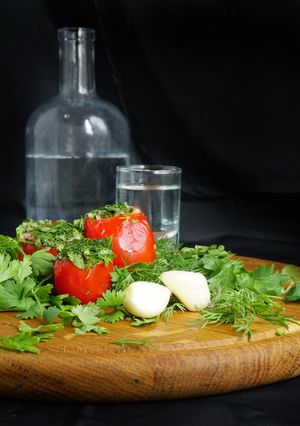 Швидкі квашені помідори