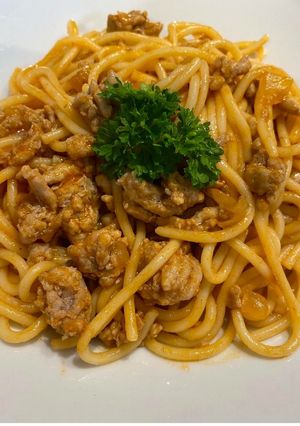 Швидкі макарони з фаршем