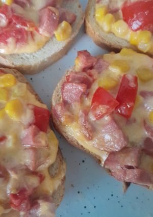 Швидкі грінки (лінива піца)