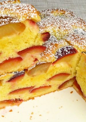 Шикарный сливовый пирог. Быстрый вкусный и сочный | Gorgeous plum pie. Fast tasty and juicy