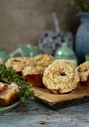 Яблучні кекси зі згущеним молоком