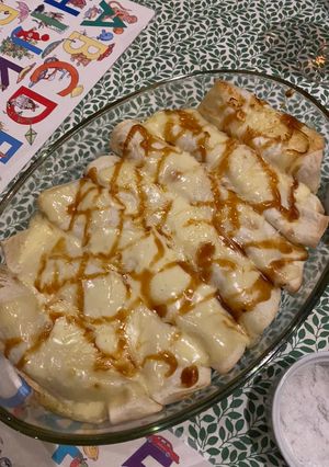 Энчиладос или ленивые блинчики с мясом