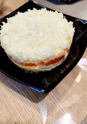 Воздушный салат из тунца