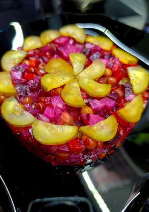 Винегрет с горошком