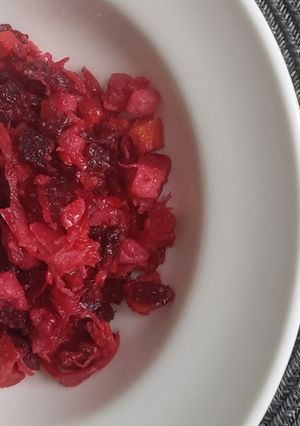 Вінегрет з кислою капустою