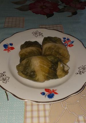Голубцы с салатом романо