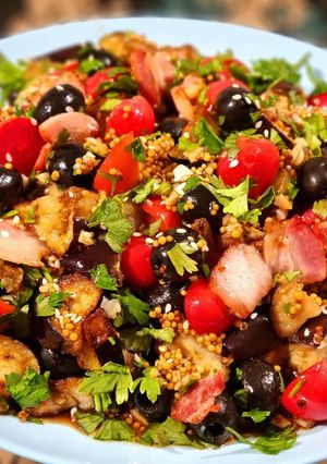 Готую один з кращих салатів з баклажанів