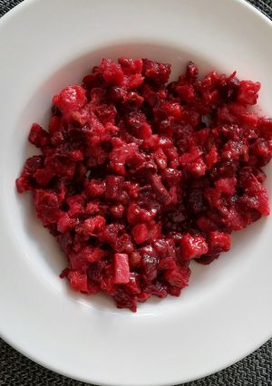 Вінегрет з маринованими опеньками