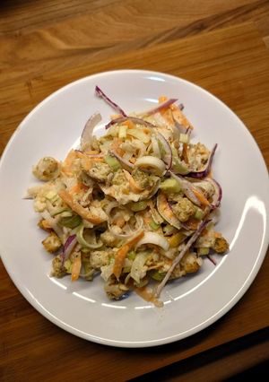 Дуже смачний вітамінний салат