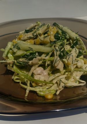 Дуже легкий салатик