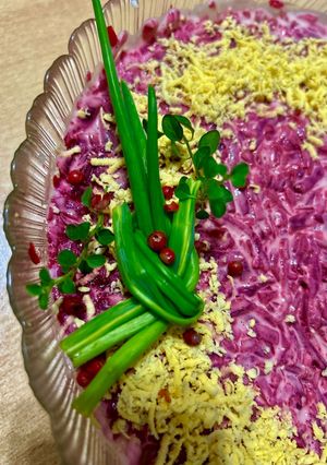 Копчений оселедець під шубою