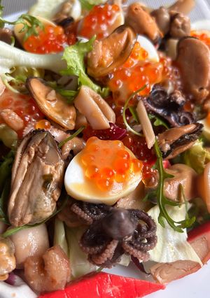 Королівський салат з крабовими паличками