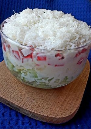 Крабовий салат з огірком