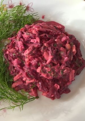 Легкий салат з буряка