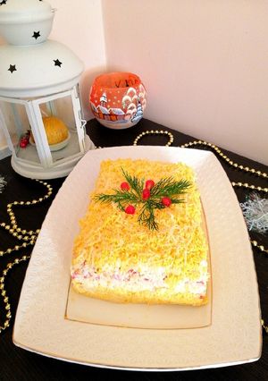 Салат "Крабовий торт"