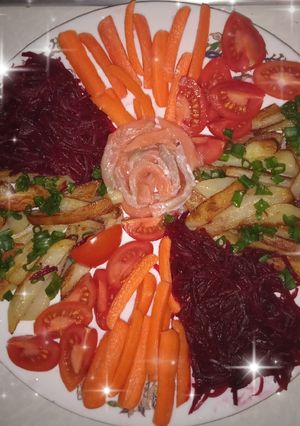 Салат "Козел в огороде"