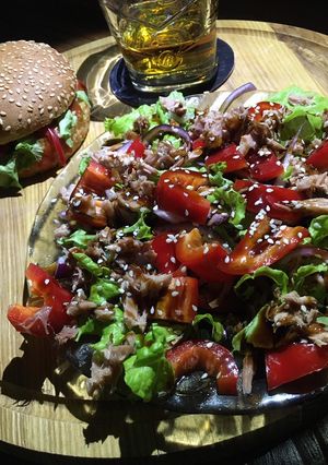 Салат з м‘яса тунця