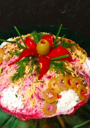 Салат з оселедцем і буряком