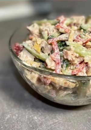 Салат з омлетом