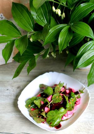 Салат з руколою та буряком